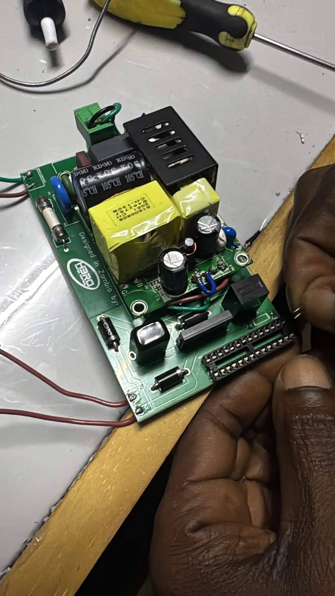 New HCS control board held for inspection