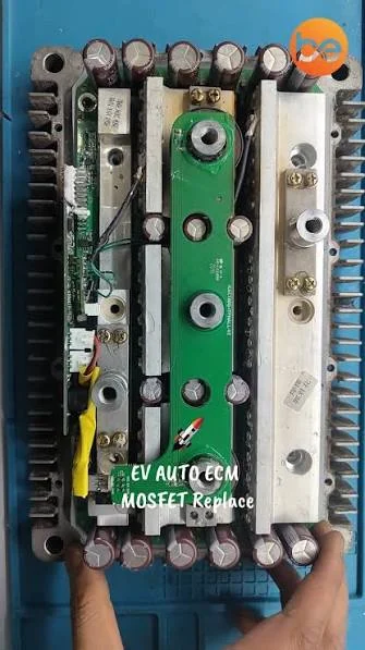 Electric vehicle inverter MOSFET power module under component-level repair