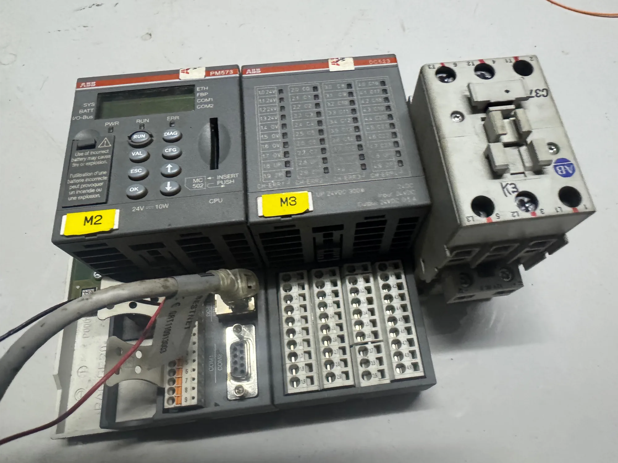 Siemens PLC on the bench