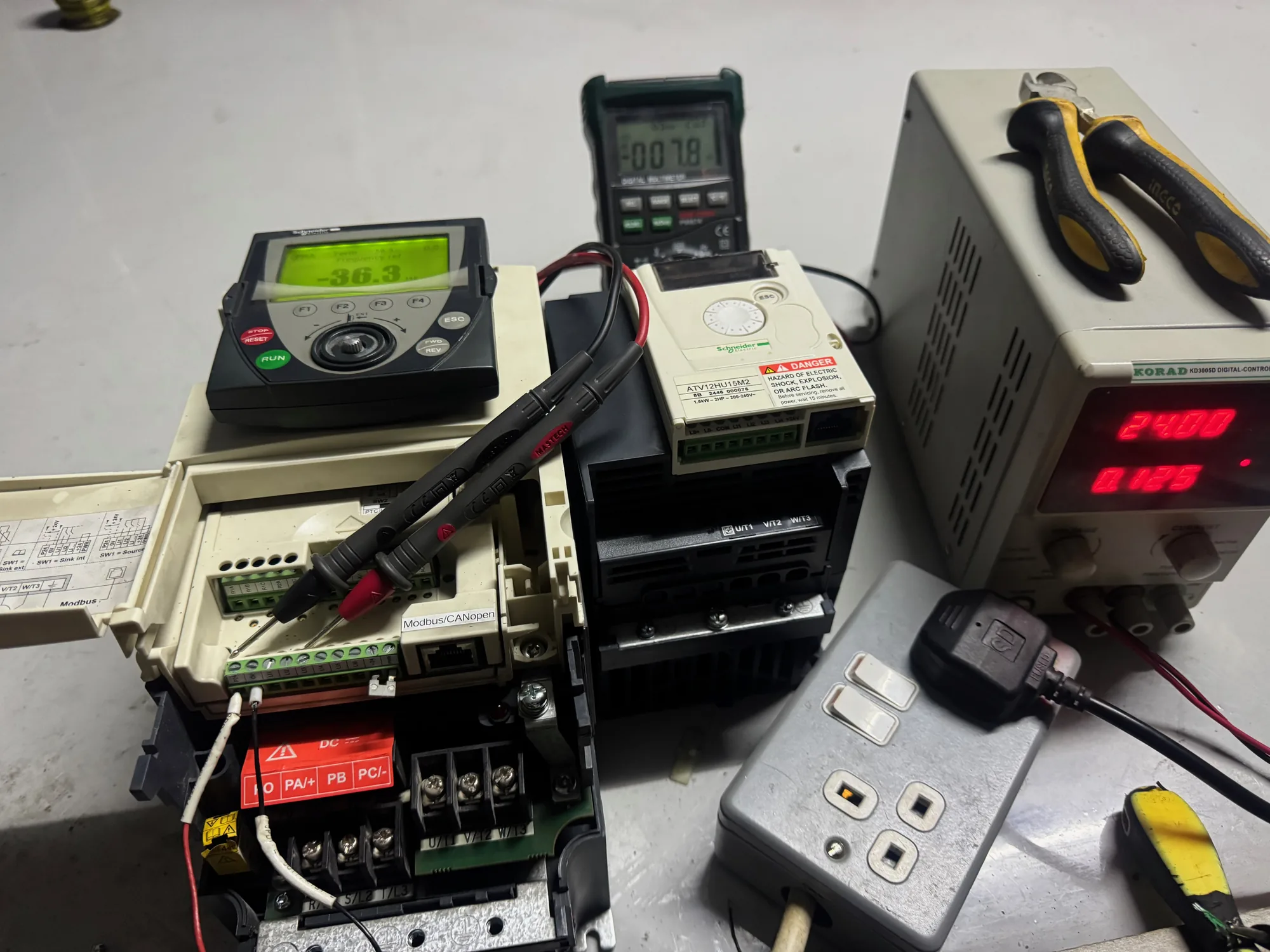 VFD under test