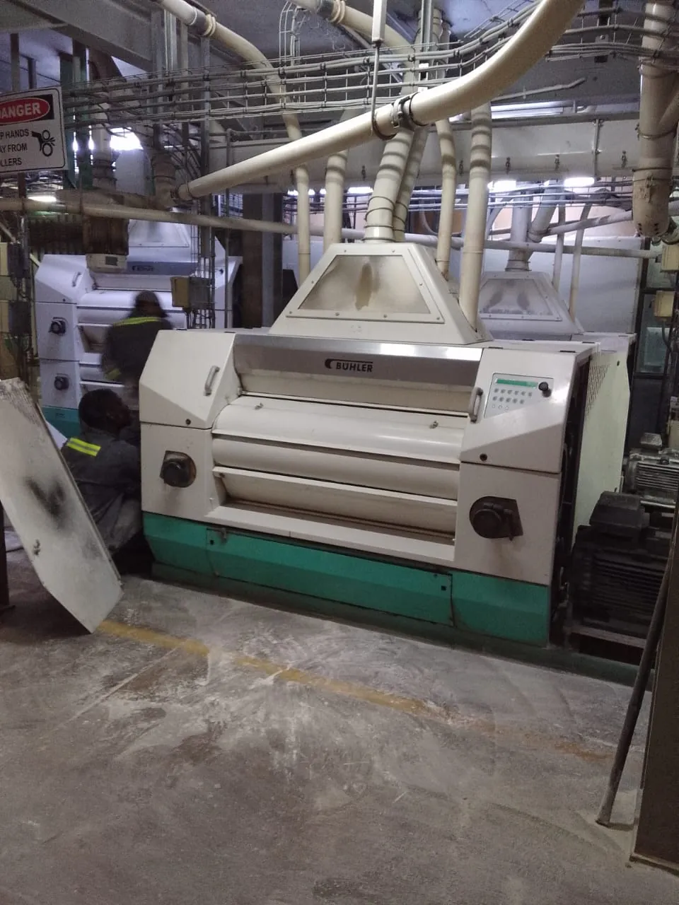 Bühler roller mill in a milling plant